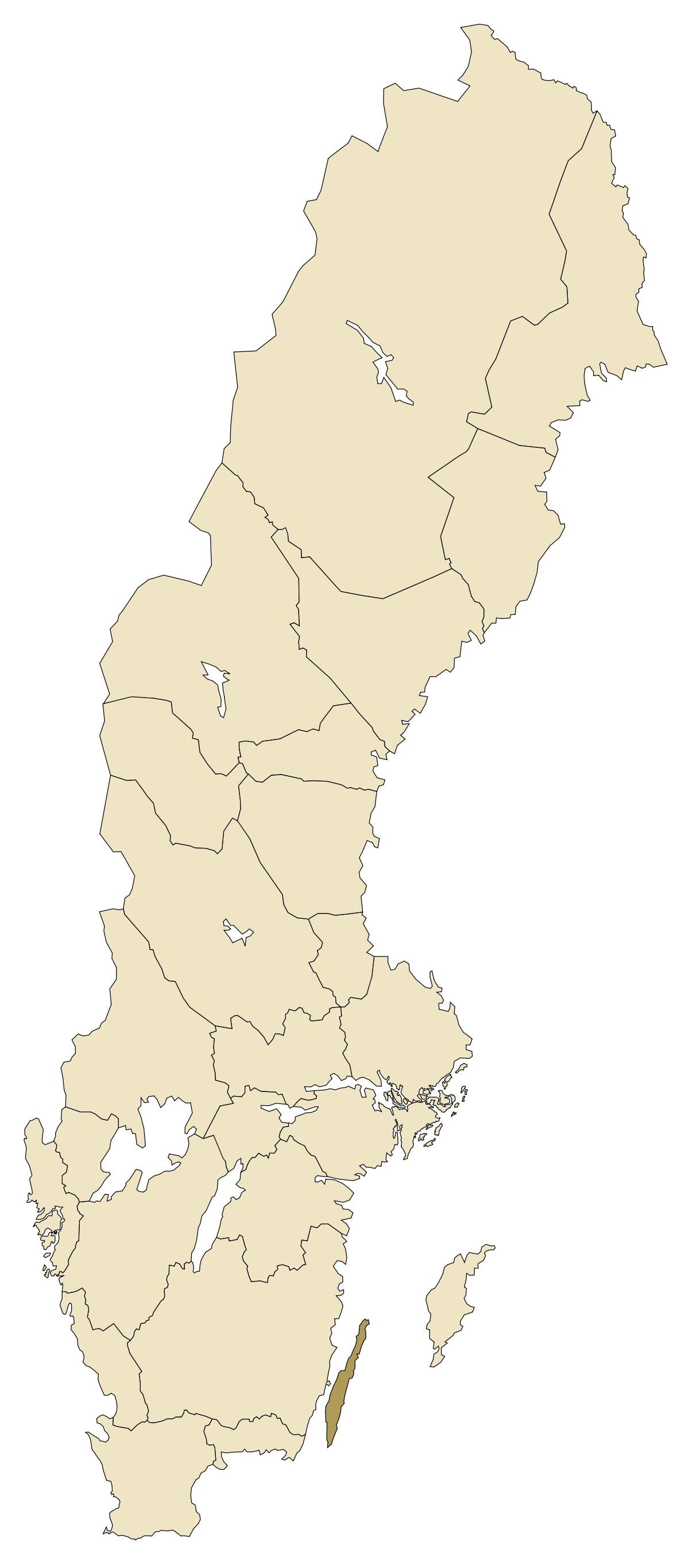 地図Olandスウェーデン