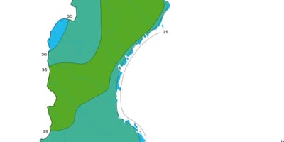 気候地図のスウェーデン