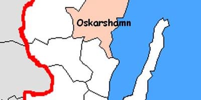 地図Oskarshamnスウェーデン